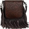 Montana West Crossbody Handbags | Women'S Crossbody Handbags Western Purses For Women Small Crossbody Bags Tooled Leather Fringe Purse Lss-Rlc-L159Cf