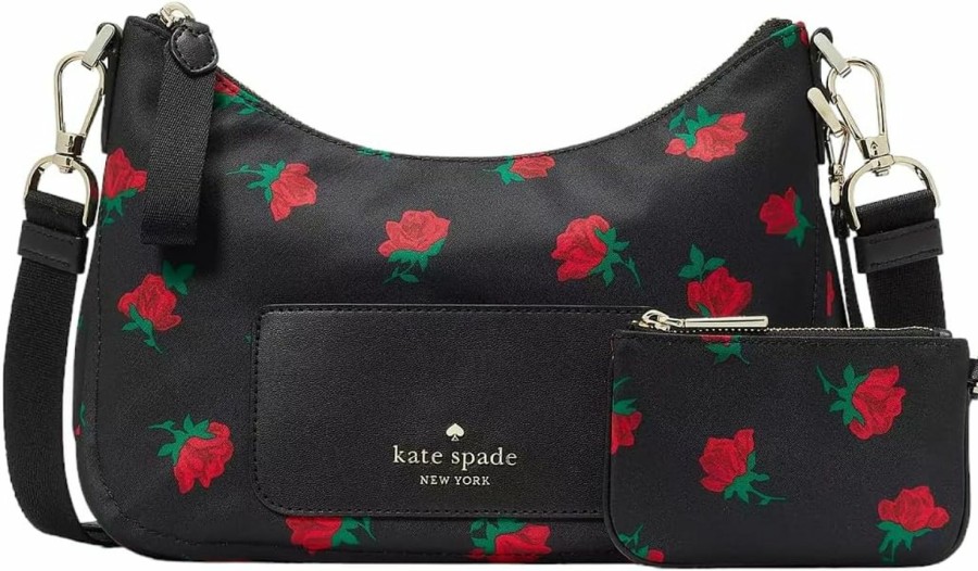 Kate Spade New York Crossbody Handbags | Kate Spade Chelsea Crossbody Handbag Bundled With Coin Pouch (Roses)